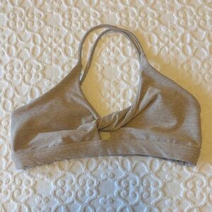 Bombshell Sportswear khaki Twist-Front Bralette